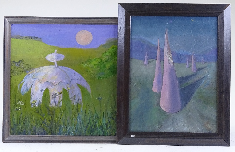 Margaret Hole (1919 - 2012), a group of oils on canvas and board (7) - Image 2 of 4