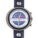 LEONIDAS - an Easy-Rider chronograph mechanical wristwatch, blue red and white dial with 2