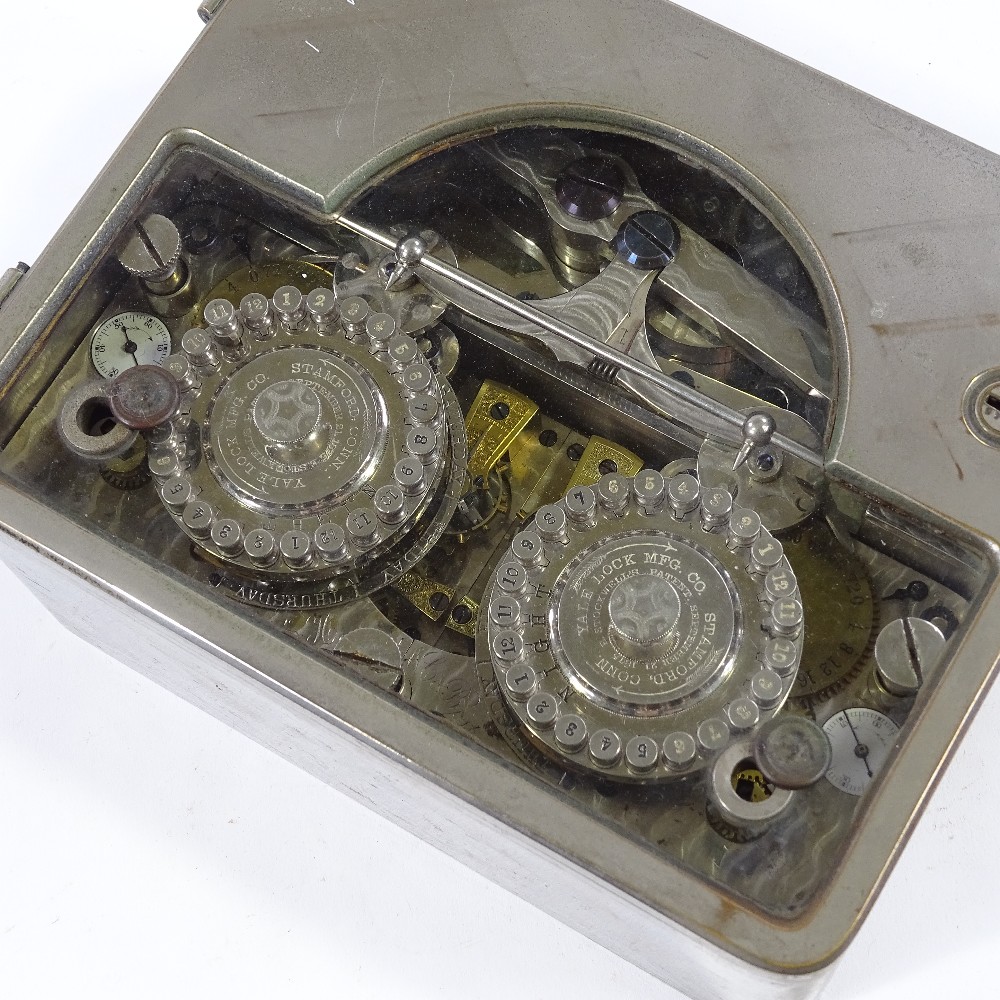 A fine quality time lock mechanism for a commercial safe, by E Howard ...