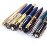 A group of retro and modern fountain pens (7)