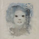 Leonor Fini, lithograph, portrait study of Catherine Leikine, no. 148/300, signed in the plate,