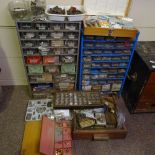 HOROLOGY INTEREST - large quantity of watch parts, movements, cases etc
