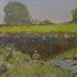 Arthur Spooner, oil on board, landscape, 11" x 15", framed