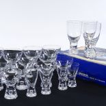 Iittala Finland, suite of Tapio drinking glasses designed by Tapio Wirkkala (32), purchased from...