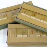 3 cases of human tissue microscope slides from St Mary's Hospital Inoculation Department
