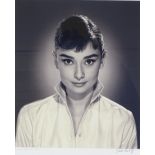 Jack Cardiff OBE, photograph, Audrey Hepburn, signed on the mount, no. 19/25, image 14.5" x 12.5",