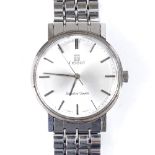 TISSOT - a stainless steel Seastar Seven mechanical wristwatch, silvered dial with baton hour