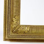 A gilt-gesso frame, rebate size 31.5" x 37.5"