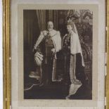 Edward VII and Queen Alexandra, original photograph signed in ink by the King and Queen, original