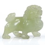 A Chinese carved jade Dog of Fo, length 6cm