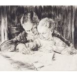 The Drawing Lesson, etching by James Arden Grant (1887-1973) and various other prints some ...