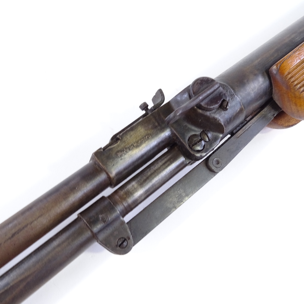 A Relum Tornado air rifle, 0.22 calibre, under lever, circa 1970s, working order - Image 3 of 6