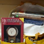 HOROLOGY INTEREST - a large quantity of various clock and watch magazine