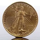 An American $10 quarter ounce fine gold coin