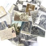 A collection of early 20th century postcards