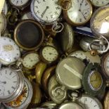 A large quantity of various pocket watches