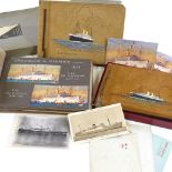 3 albums of photographs depicting SS Stratheden, SS Orford, and SS Montclare