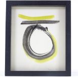 Bernard Farmer (1919 - 2002), watercolour abstract, signed and dated 1963, 10" x 8", framed