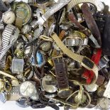 A very large quantity of various wristwatches