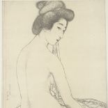 Hashiguchi Goya, folder of lithograph nude studies