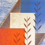 Barnett Freedman, colour lithograph, circa 1950, abstract, sheet size 30" x 20"