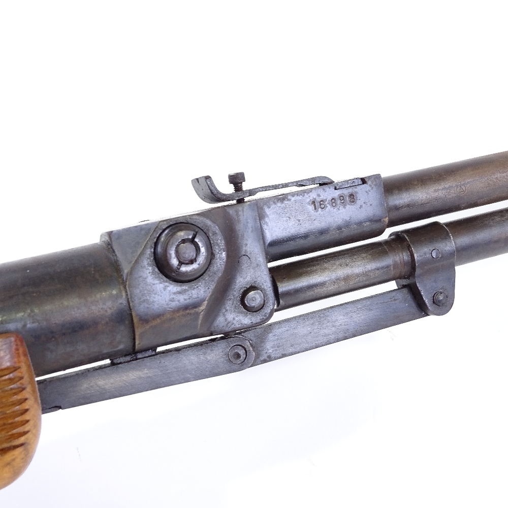 A Relum Tornado air rifle, 0.22 calibre, under lever, circa 1970s, working order - Image 4 of 6