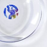 Bertil Vallien for Kosta Boda, shallow glass bowl, diameter 29cm