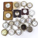 Various Goliath timepieces, travelling clocks and 8-day clocks (19)