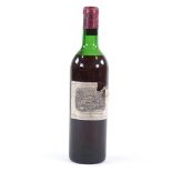 A bottle of Chateau Lafite Rothschild 1968 Pauillac, 1er Grand Cru Classe