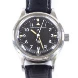 INTERNATIONAL WATCH COMPANY (IWC) - a stainless steel military issue RAF pilot's Mark 11 (XI)