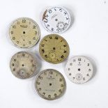 4 Vintage Rolex dials, including Oyster Royal, a Tudor dial, and a Marconi dial (6)