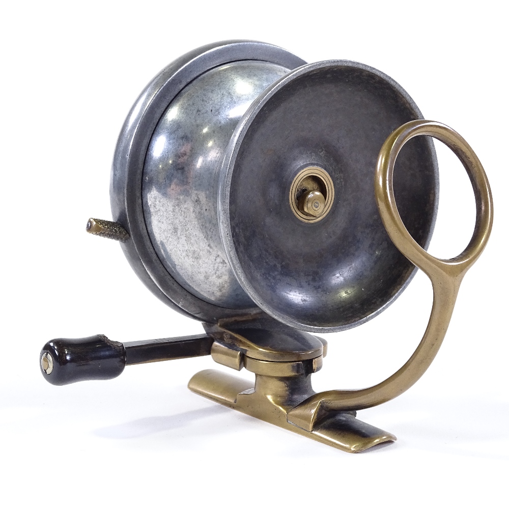 Malloch's patent brass-mounted fishing reel - Image 2 of 3