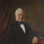 John Horsburgh (1835 - 1924), oil on panel, portrait of a man, signed and inscribed Edinburgh, 14" x