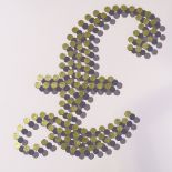 Justine Smith, hand-gilded screen print, currency - Sterling, from an edition of 80, 2006, image 28"