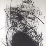 Ulrico Schettini (born 1932), mixed media on paper, abstract, signed and dated 1958, 39" x 27",