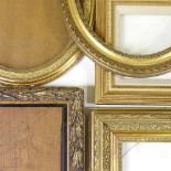 A group of small gilt frames (5)