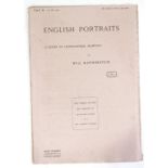 English Portraits, a series of lithograph drawings by W Rothenstein, published 1898