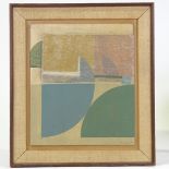 Austin Cooper (1890 - 1964), oil on board, geometric composition, signed 13" x 11", framed