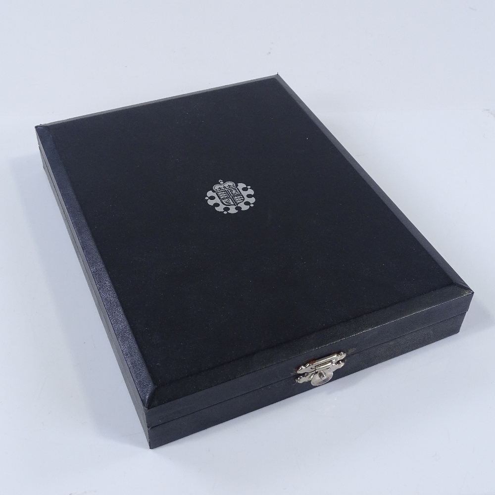 Royal Mint 2008 United Kingdom Coinage Silver Piedfort collection, cased - Image 3 of 3