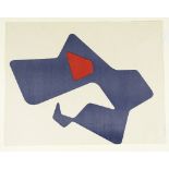 Jean Arp, original woodcut abstract, published by San Lazzarro, 1951, 9.5" x 12", mounted