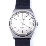 CERTINA - a stainless steel DS-4 mechanical wristwatch, brushed silver dial with baton hour