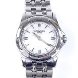 RAYMOND WEIL - a lady's stainless steel Tango quartz wristwatch, mother-of-pearl dial with baton