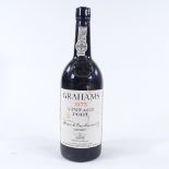 A bottle of Graham's 1975 Vintage Port