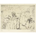 Francois De Herain (1877 - 1962), Bab Marouk, signed in pencil, no. 12/100, plate size 6.5" x 9",