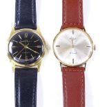 2 mechanical wristwatches, including Rotary and Gezet Plana, both working order (2)