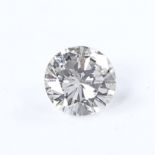 An unmounted 0.25ct round brilliant-cut diamond, diamond measures: 4.22mm x 2.51mm, 0.06g