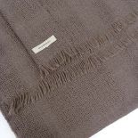 Burberry London, large beige and gold woven scarf, 220cm x 46cm