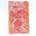 Lothar Mayring, 4 abstract mono prints, unframed