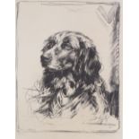 Nicolson, 2 lithographs, haystack and Gun dog, both signed in pencil, framed (2)