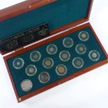 Christianity Through the Ages - 14 coin collection, cased